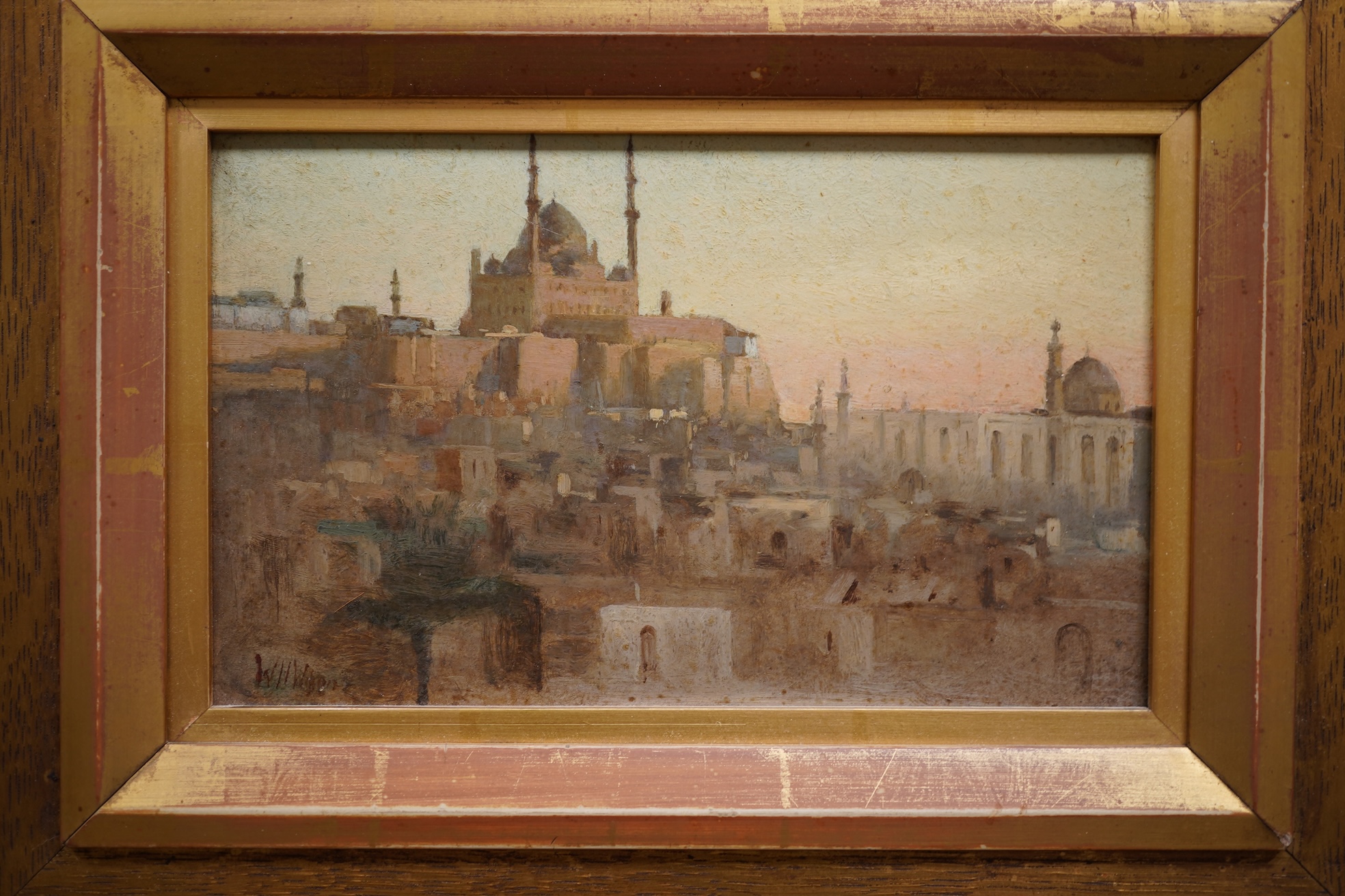 William Heath Wilson, (1849-1927), A view of Cairo looking towards the Citadel Mosque of Mohammed Ali